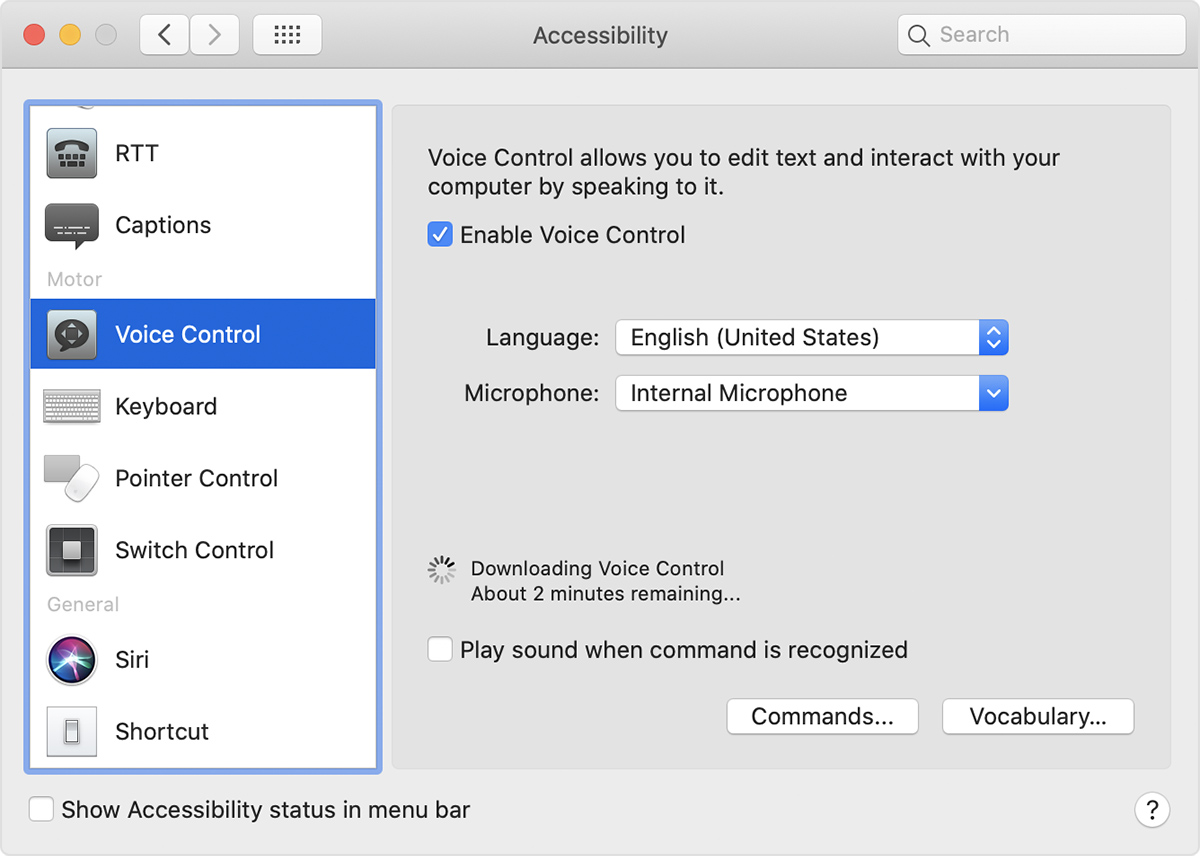 Voice Actions For Mac